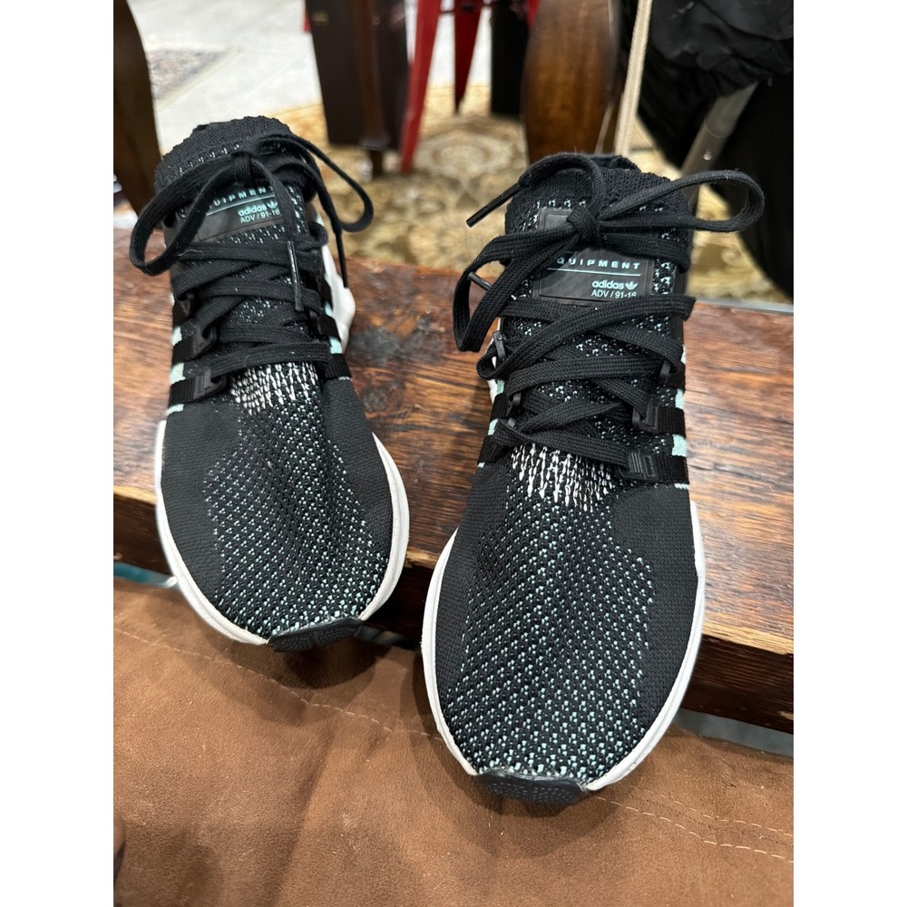 Adidas EQT Support ADV Black Sub Green Sneakers BZ0008 Womens 6